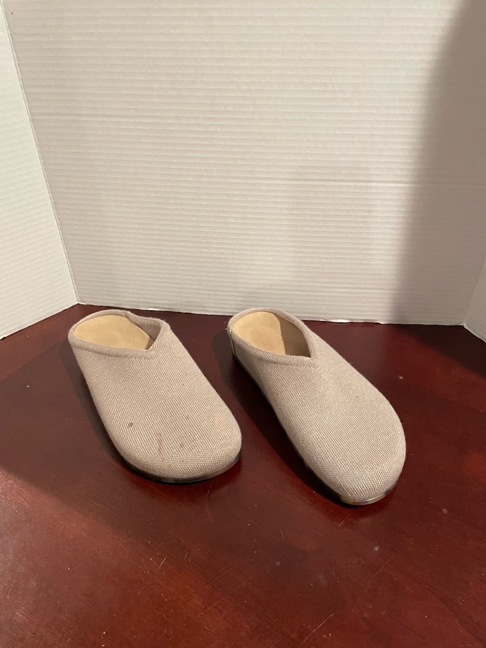 Rothy’s Beige Casual Clogs size 7 neutral minimalist boho